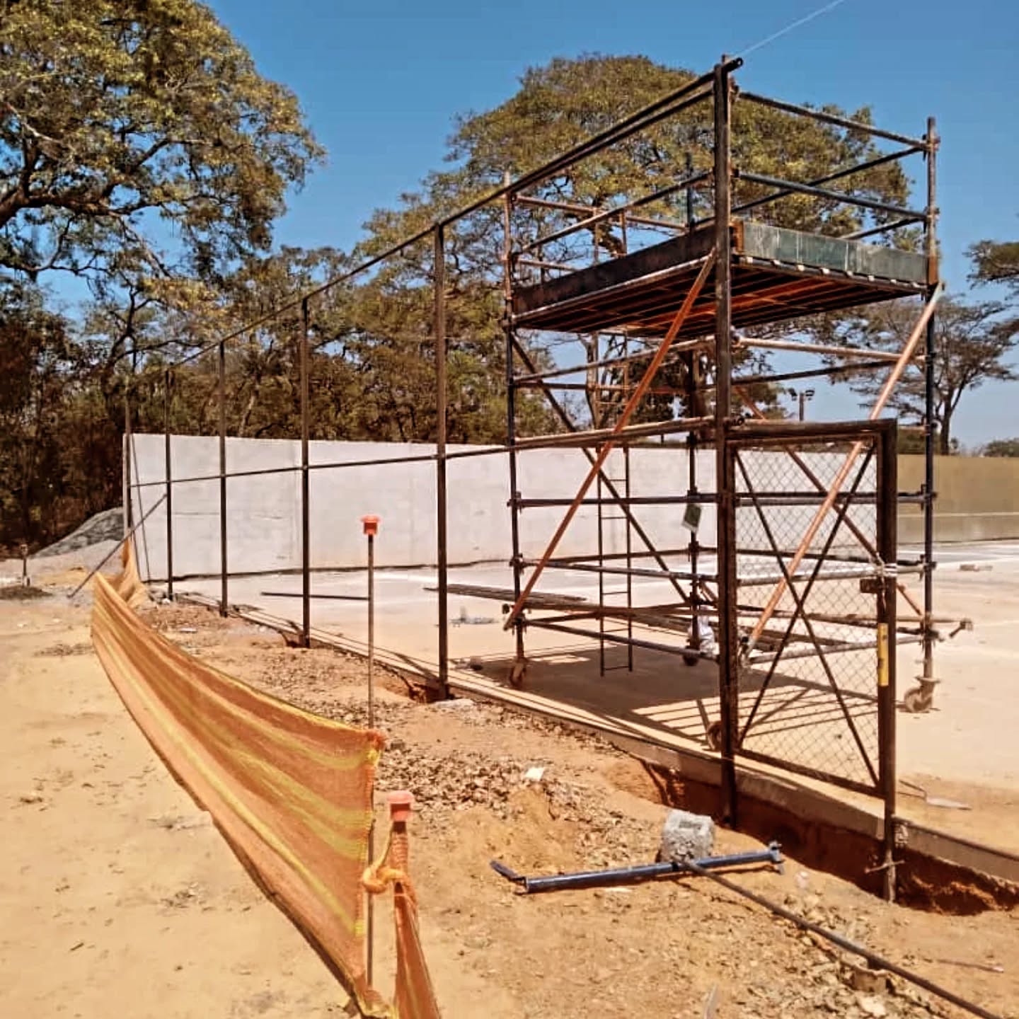 Lumwana Mine Sports Court Fencing