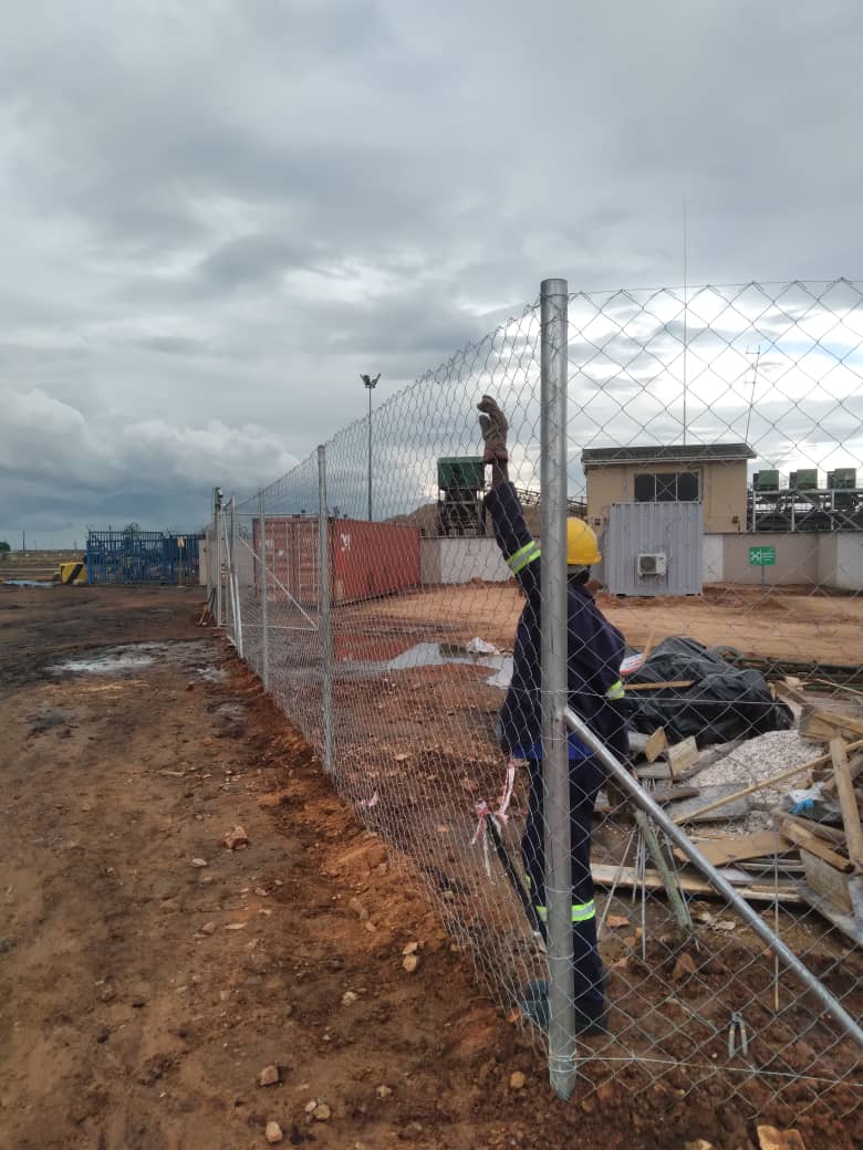 Zambia Sugar Site Office Fencing Mazabuka